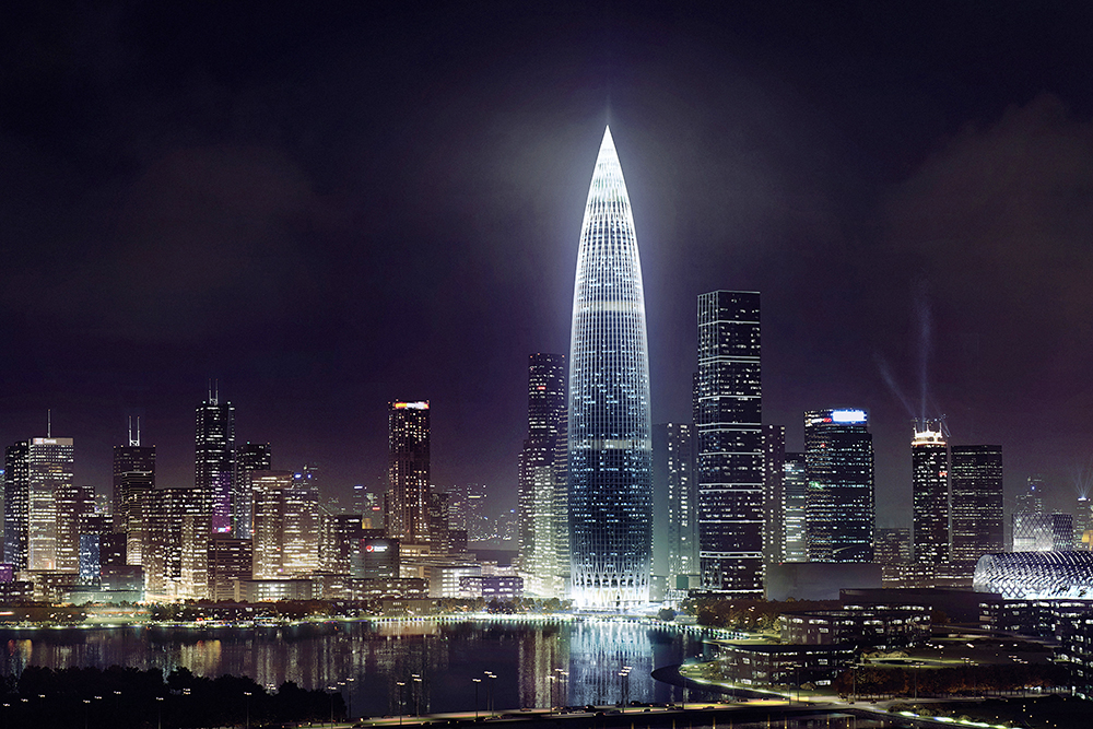 7790必发集团官网幕墙华南大区中标 深圳南山区第一高楼